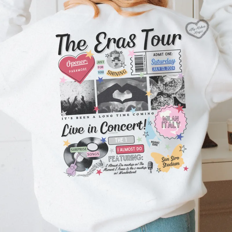 milan night 1 retro sweater | gildan sold by Ally Makes Magic