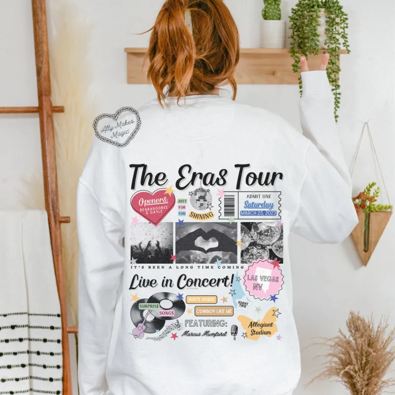 las vegas night 2 retro pullover | comfort colors sold by Ally Makes Magic