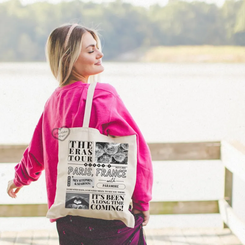 paris night 3 tote bag sold by Ally Makes Magic