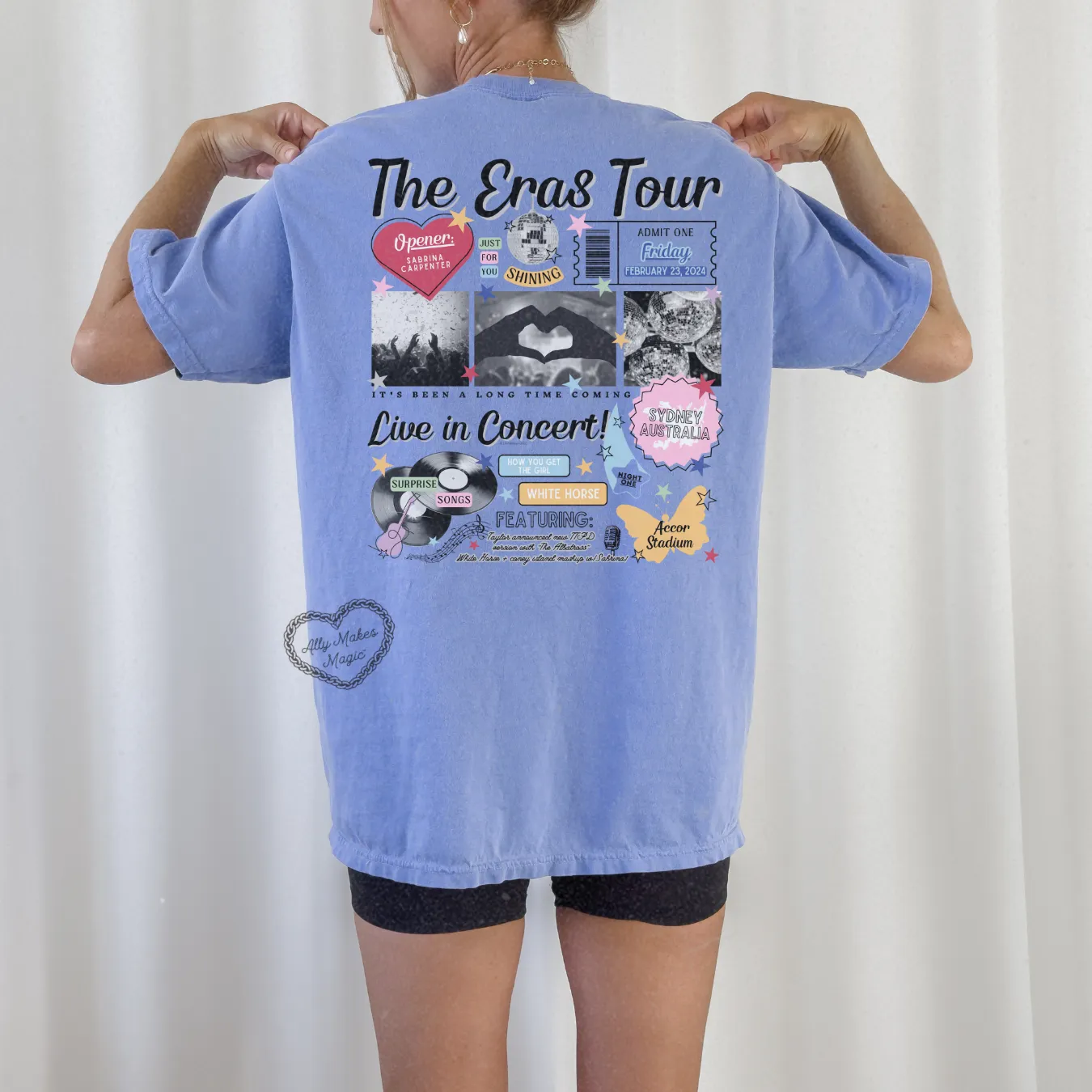 sydney night 1 retro tee | comfort colors sold by Ally Makes Magic