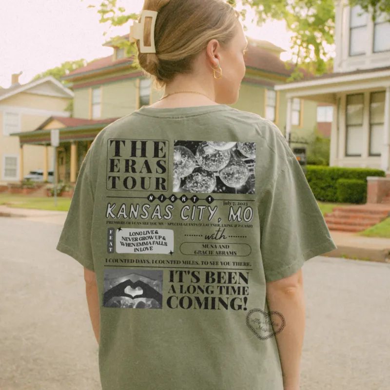 kansas city night 1 t-shirt | comfort colors sold by Ally Makes Magic