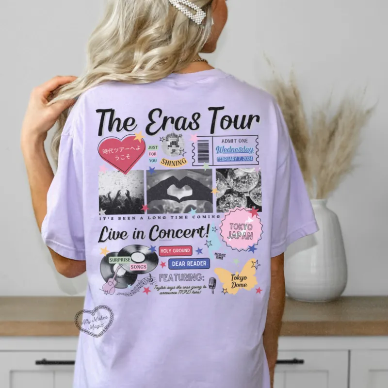 tokyo night 1 retro tee | comfort colors sold by Ally Makes Magic