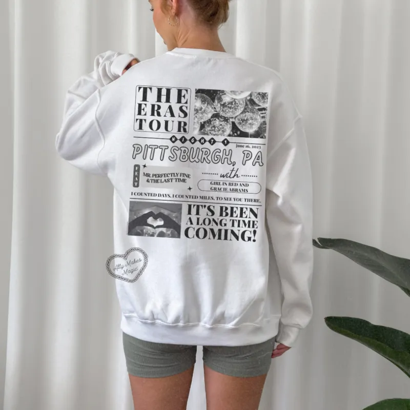 pittsburgh night 1 sweater | gildan sold by Ally Makes Magic