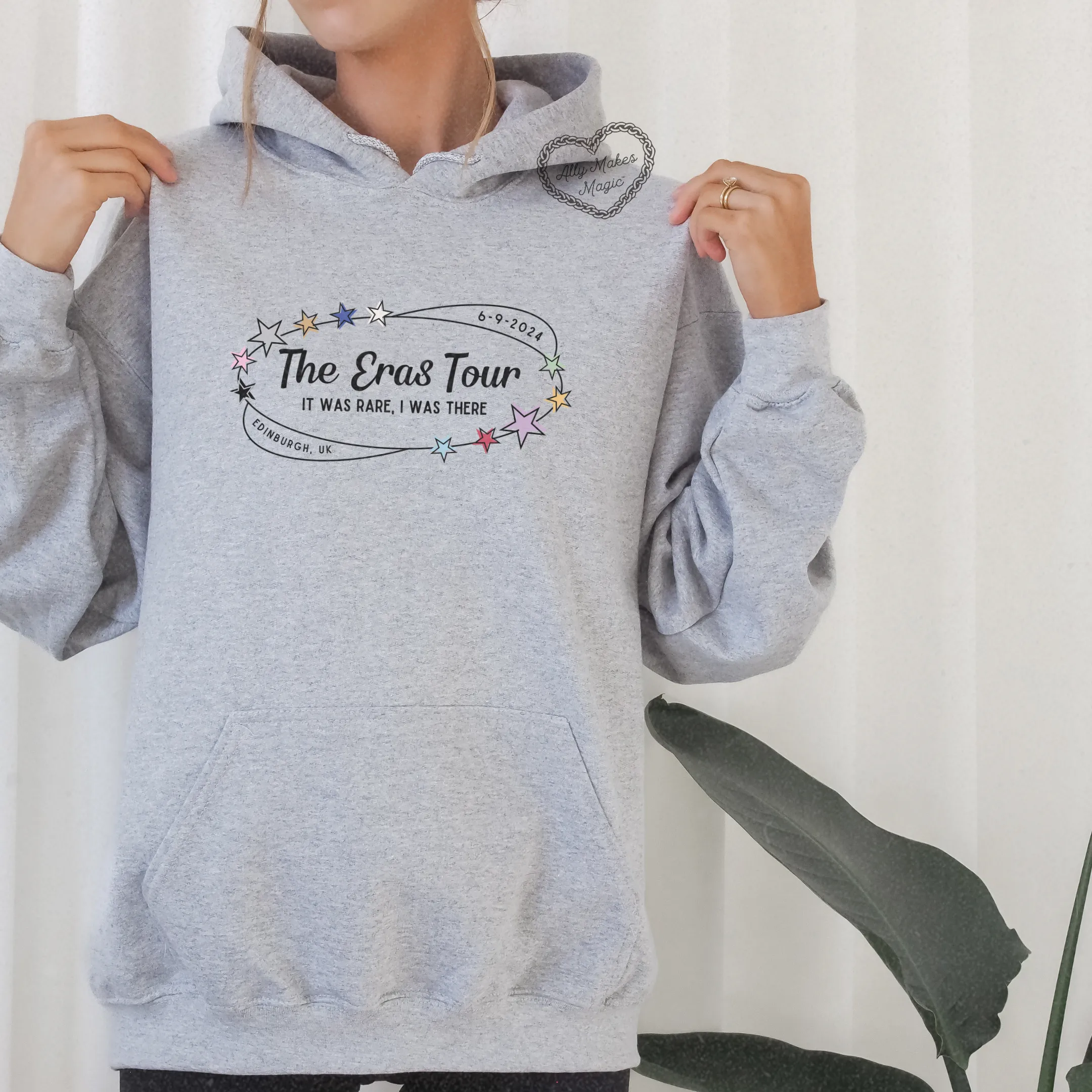 edinburgh night 3 retro hoodie sold by Ally Makes Magic product image thumbnail 2