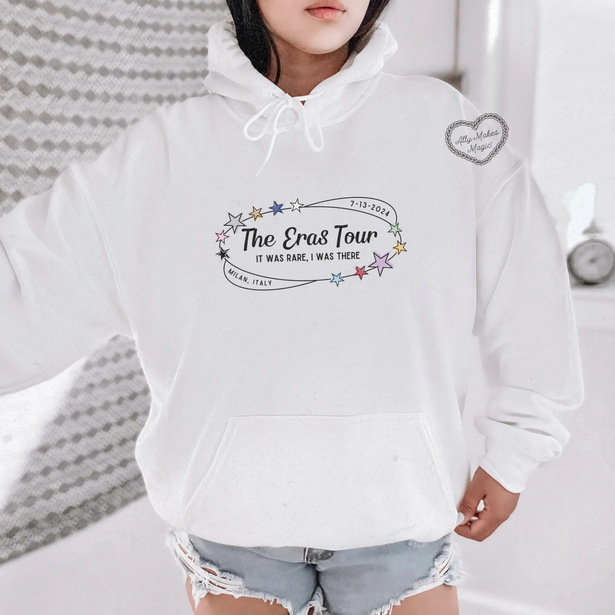 milan night 1 retro hoodie sold by Ally Makes Magic product image thumbnail 2