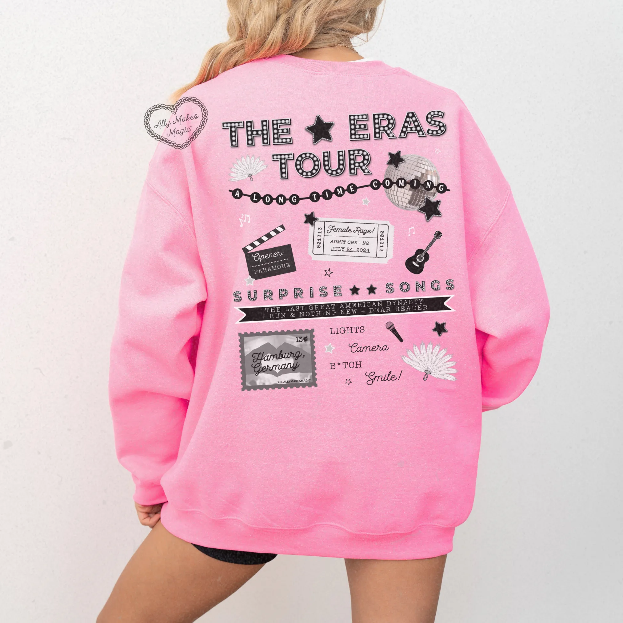 hamburg night 2 sweater | gildan (tortured) sold by Ally Makes Magic