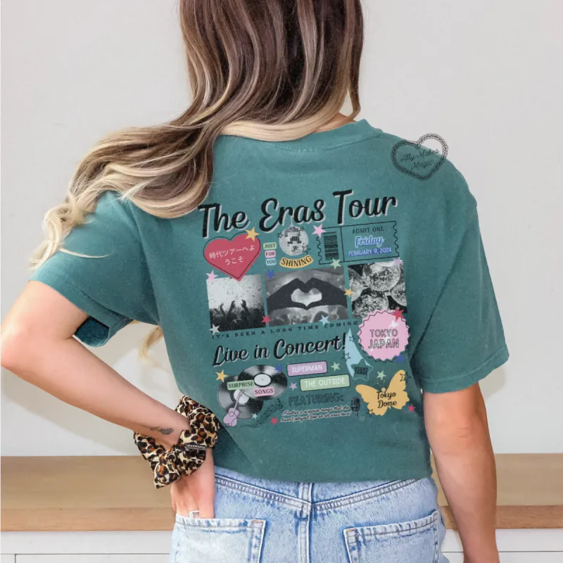 tokyo night 3 retro tee | comfort colors sold by Ally Makes Magic
