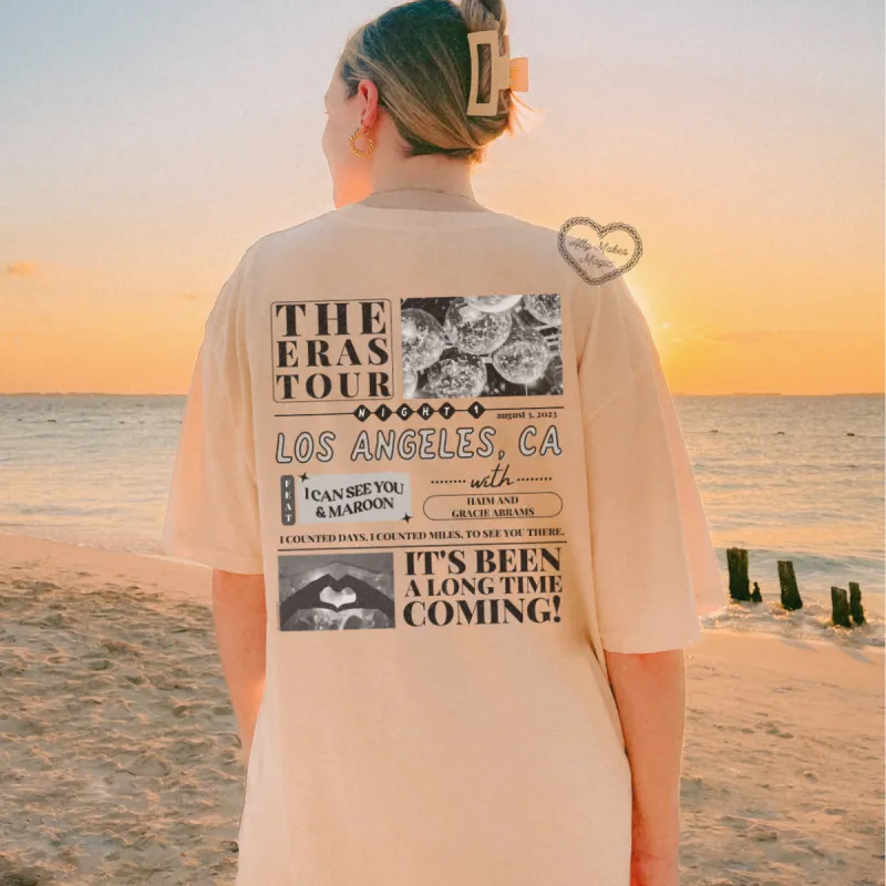 los angeles night 1 t-shirt | comfort colors sold by Ally Makes Magic