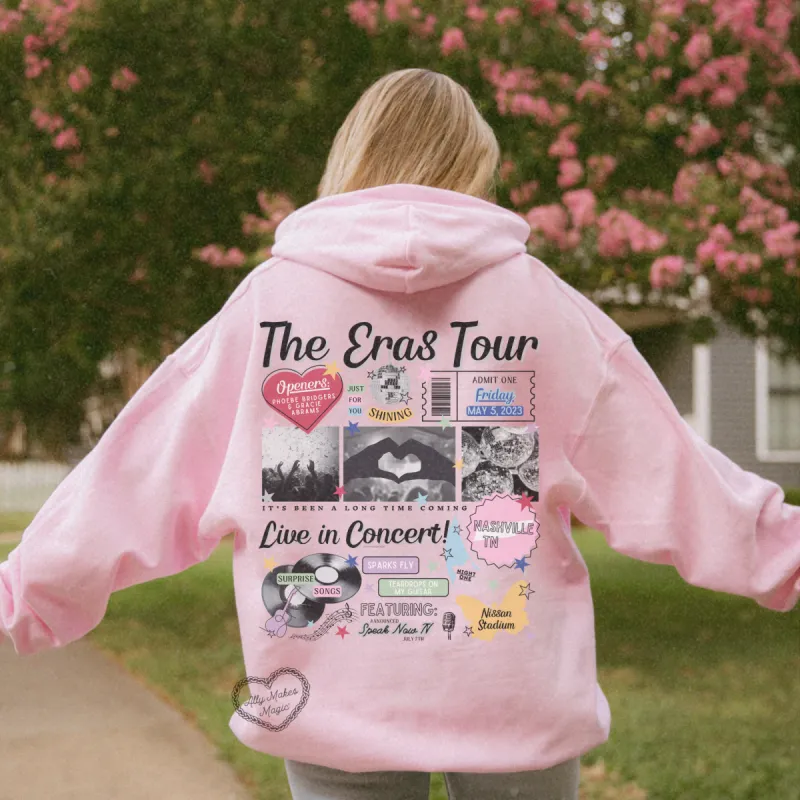 nashville night 1 retro hoodie sold by Ally Makes Magic