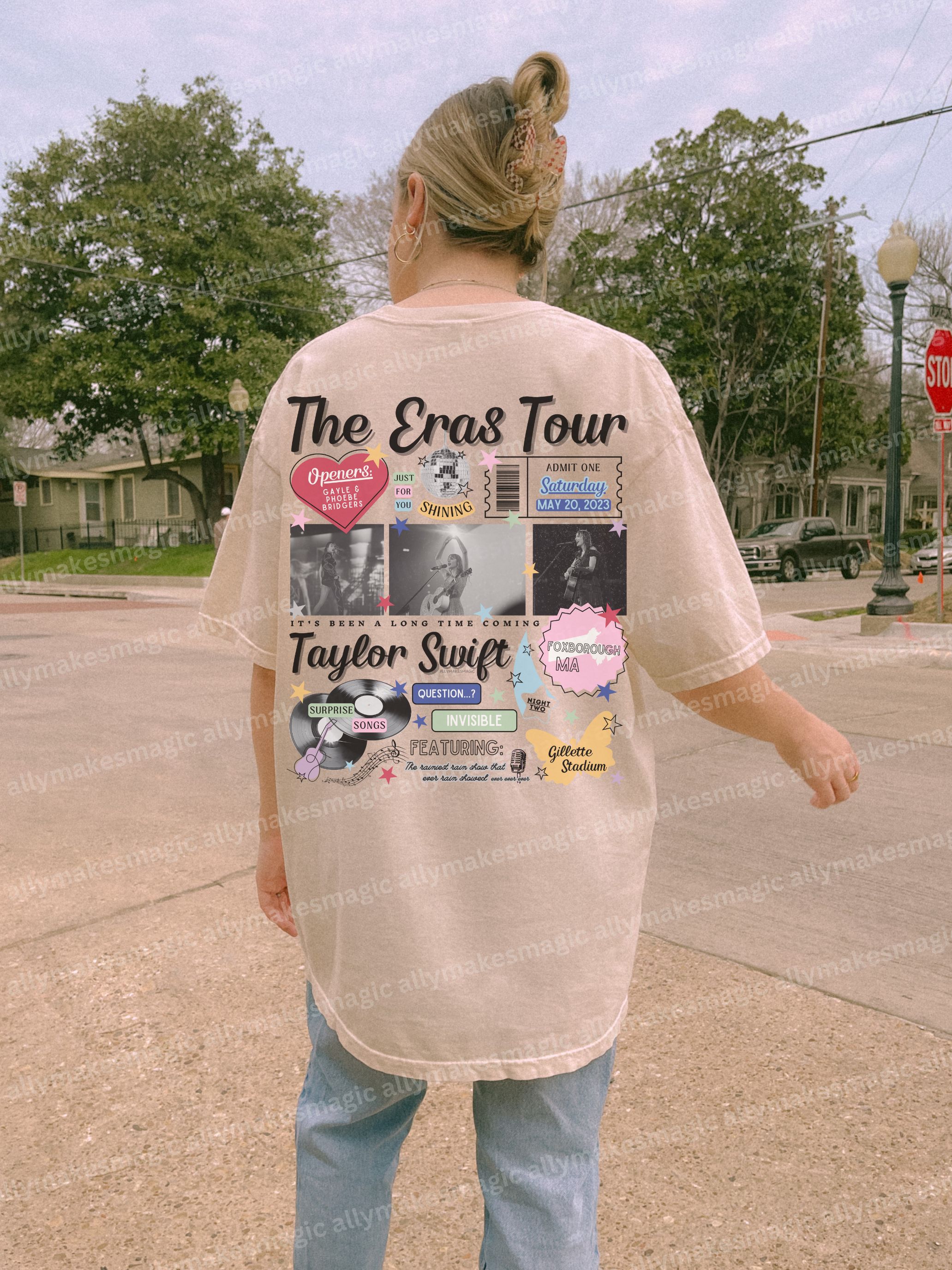 Foxborough Night 2 Retro Tee sold by Ally Makes Magic