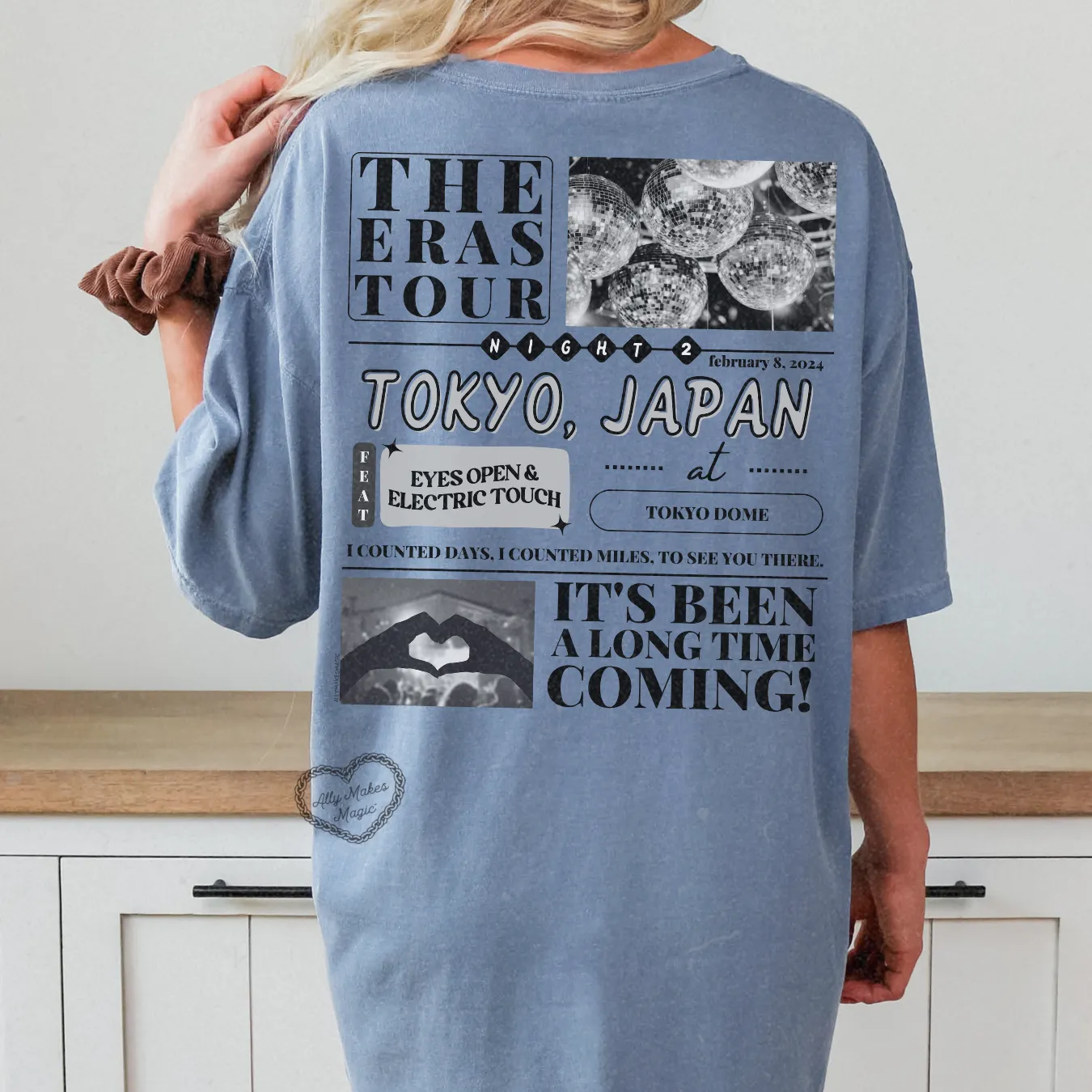 tokyo night 2 tee | comfort colors sold by Ally Makes Magic