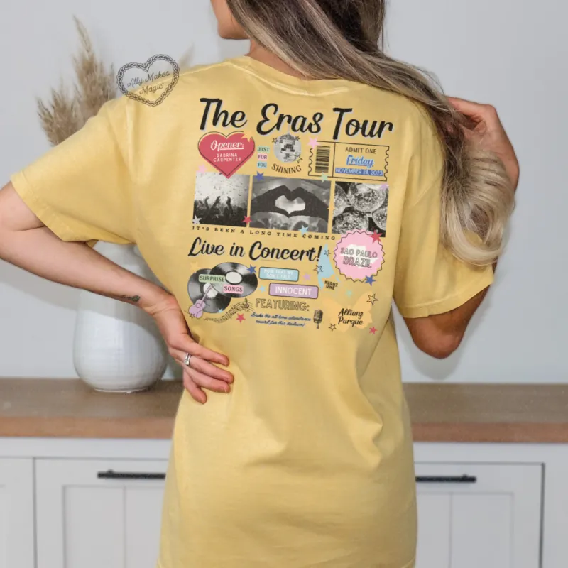 são paulo night 1 retro t-shirt | comfort colors sold by Ally Makes Magic