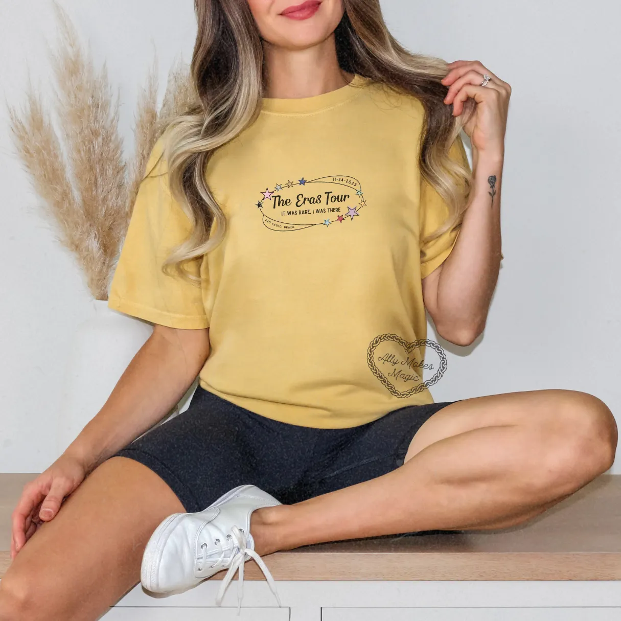 são paulo night 1 retro t-shirt | comfort colors sold by Ally Makes Magic product image thumbnail 2