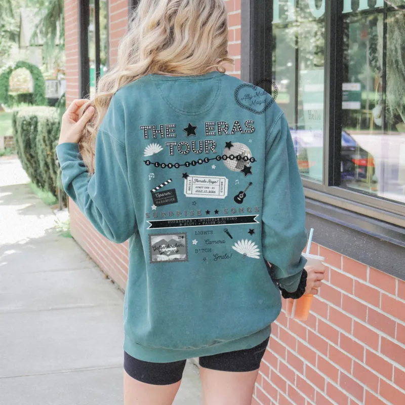 gelsenkirchen night 1 pullover | comfort colors (tortured) sold by Ally Makes Magic
