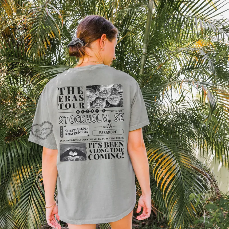 stockholm night 2 tee | comfort colors sold by Ally Makes Magic