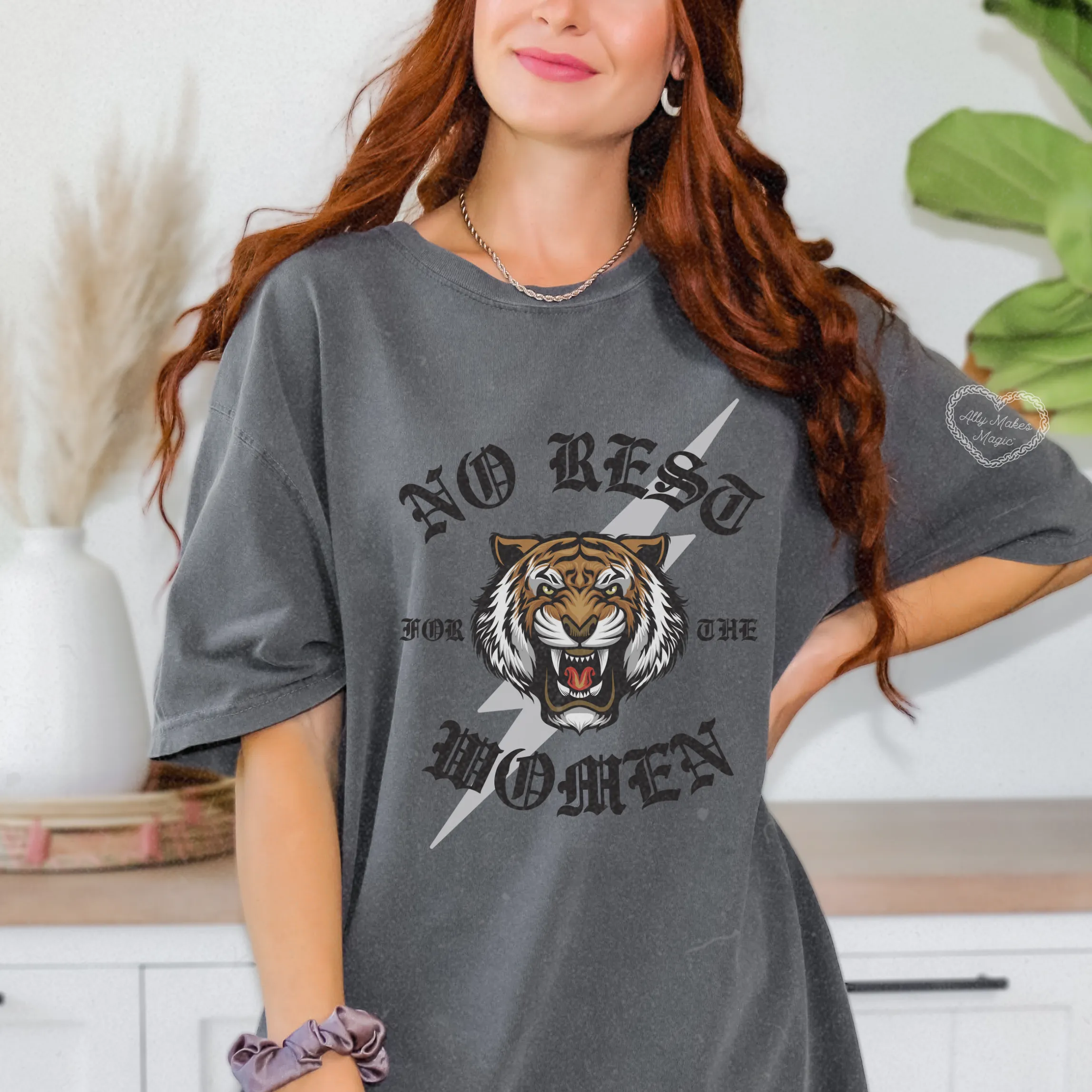 no rest 4 the women tee | comfort colors sold by Ally Makes Magic product image thumbnail 2