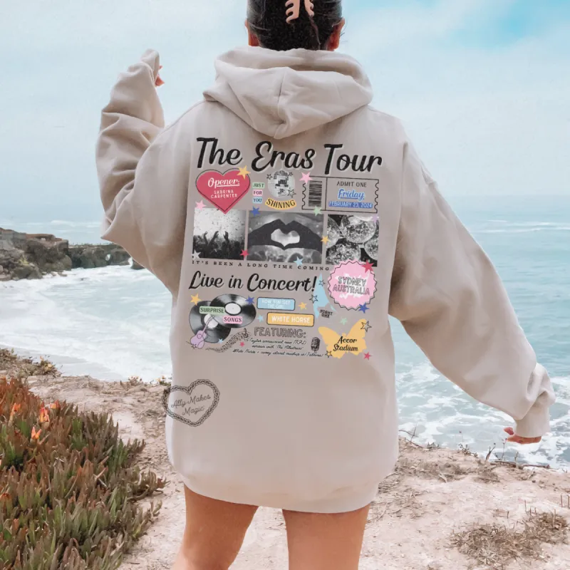 sydney night 1 retro hoodie sold by Ally Makes Magic