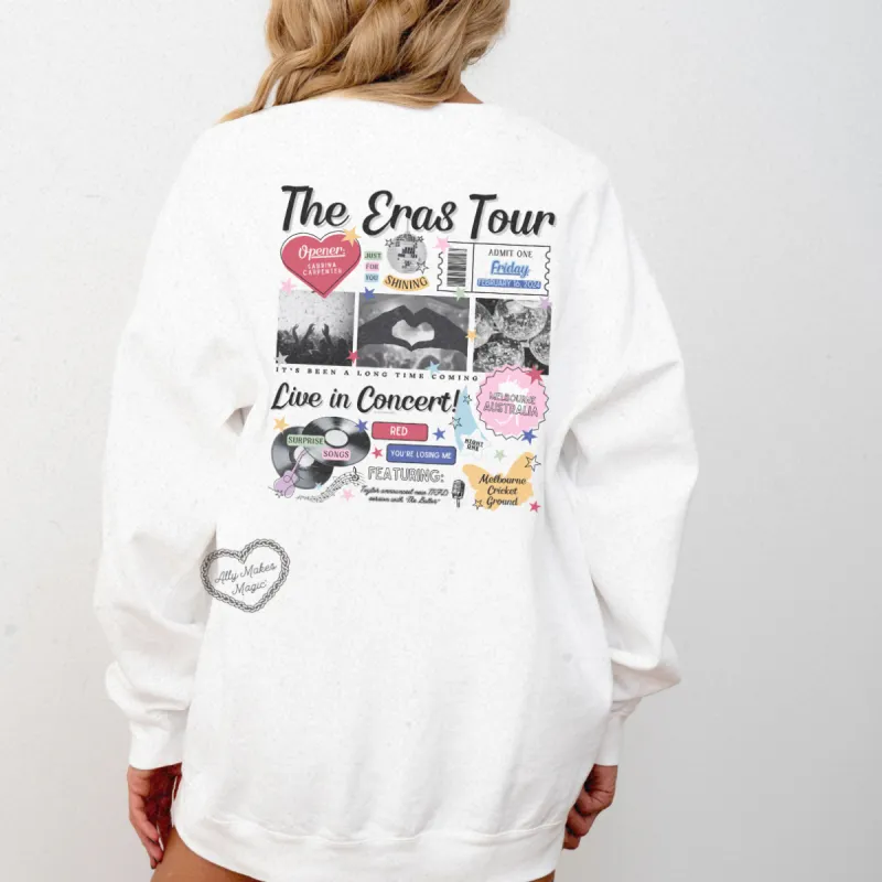 melbourne night 1 retro pullover | comfort colors sold by Ally Makes Magic