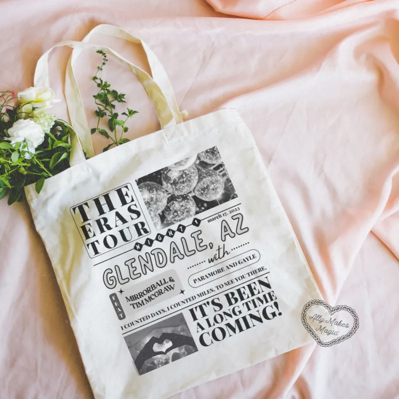 glendale night 1 tote bag sold by Ally Makes Magic