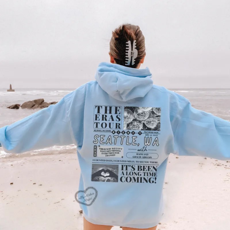 seattle night 1 hoodie sold by Ally Makes Magic