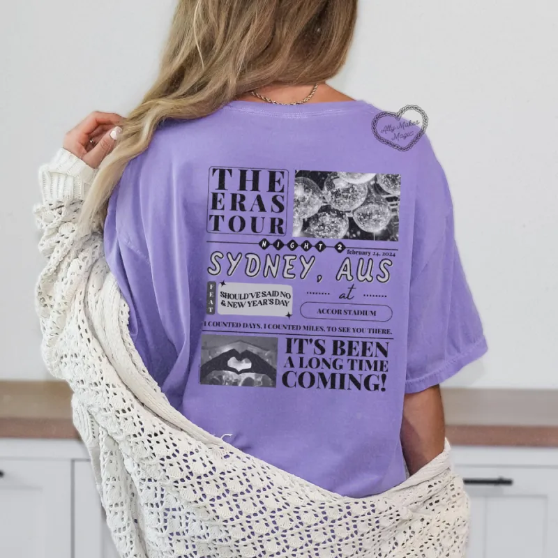 sydney night 2 tee | comfort colors sold by Ally Makes Magic