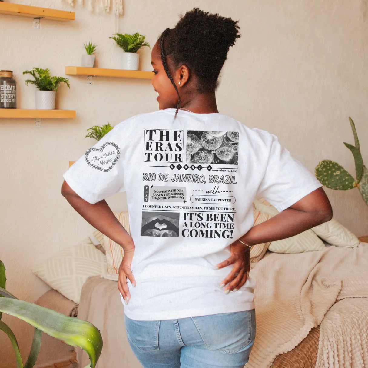 rio de janeiro night 2 t-shirt | comfort colors sold by Ally Makes Magic