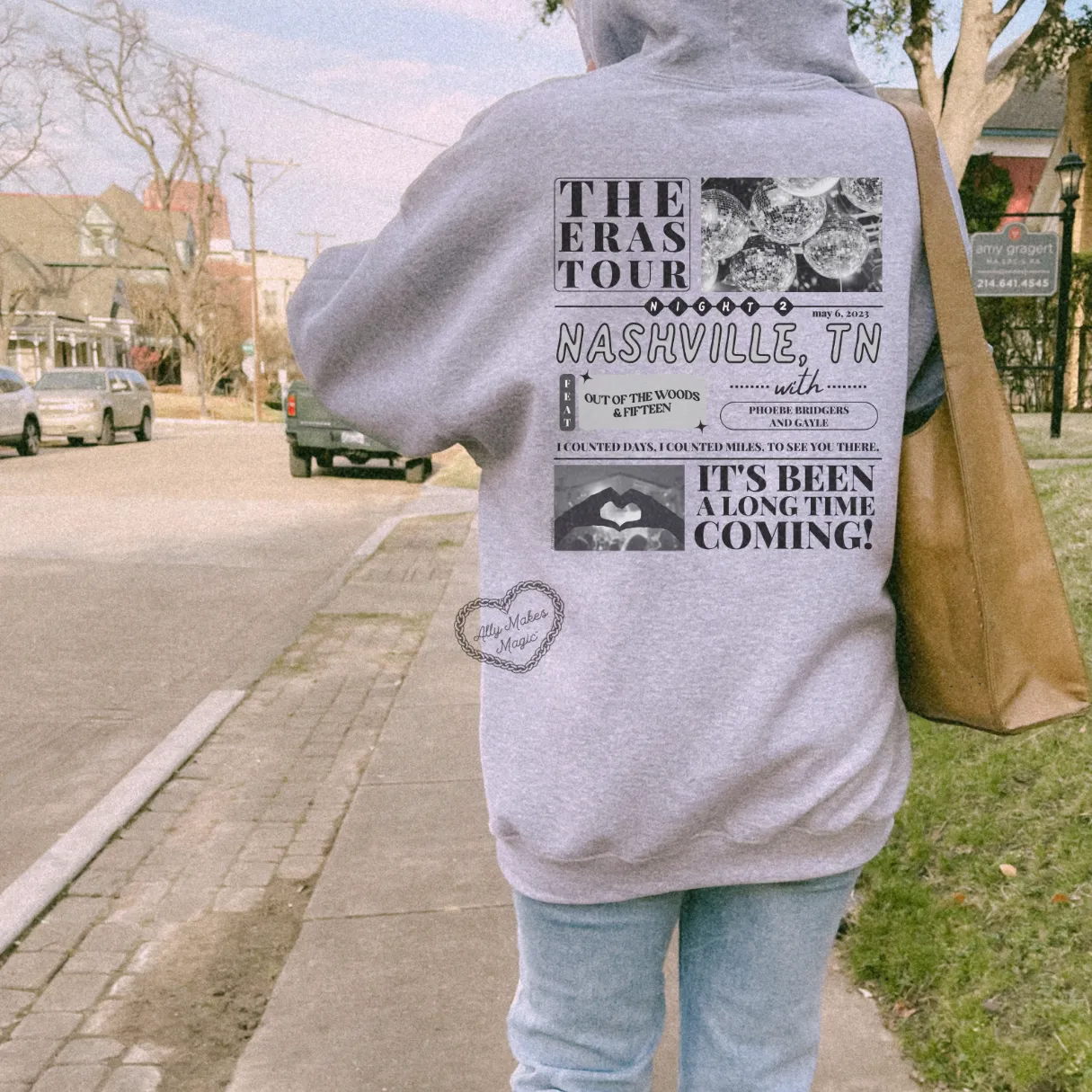 nashville night 2 hoodie sold by Ally Makes Magic