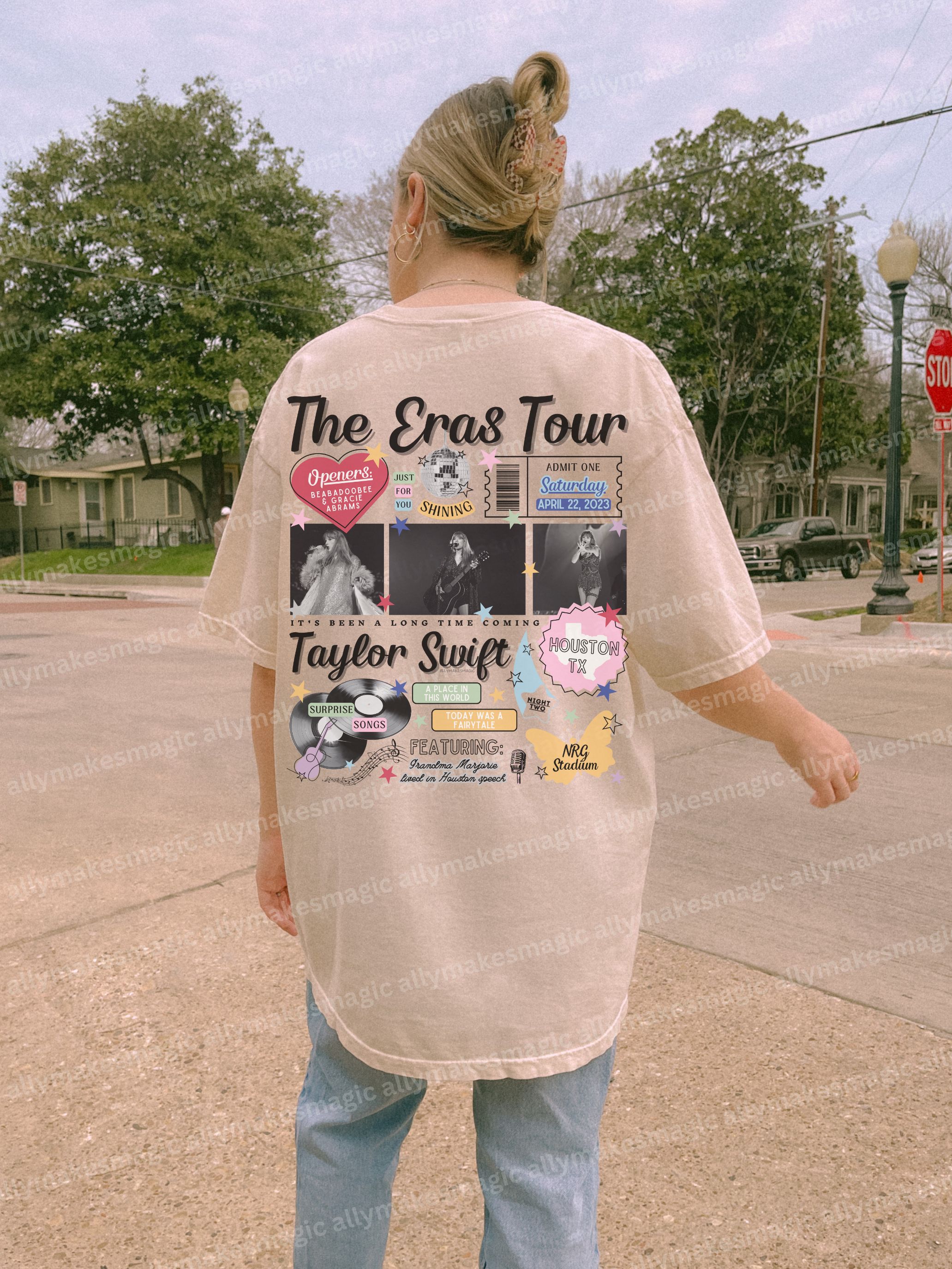 Houston Night 2 Retro Tee | Gildan Shirt sold by Ally Makes Magic