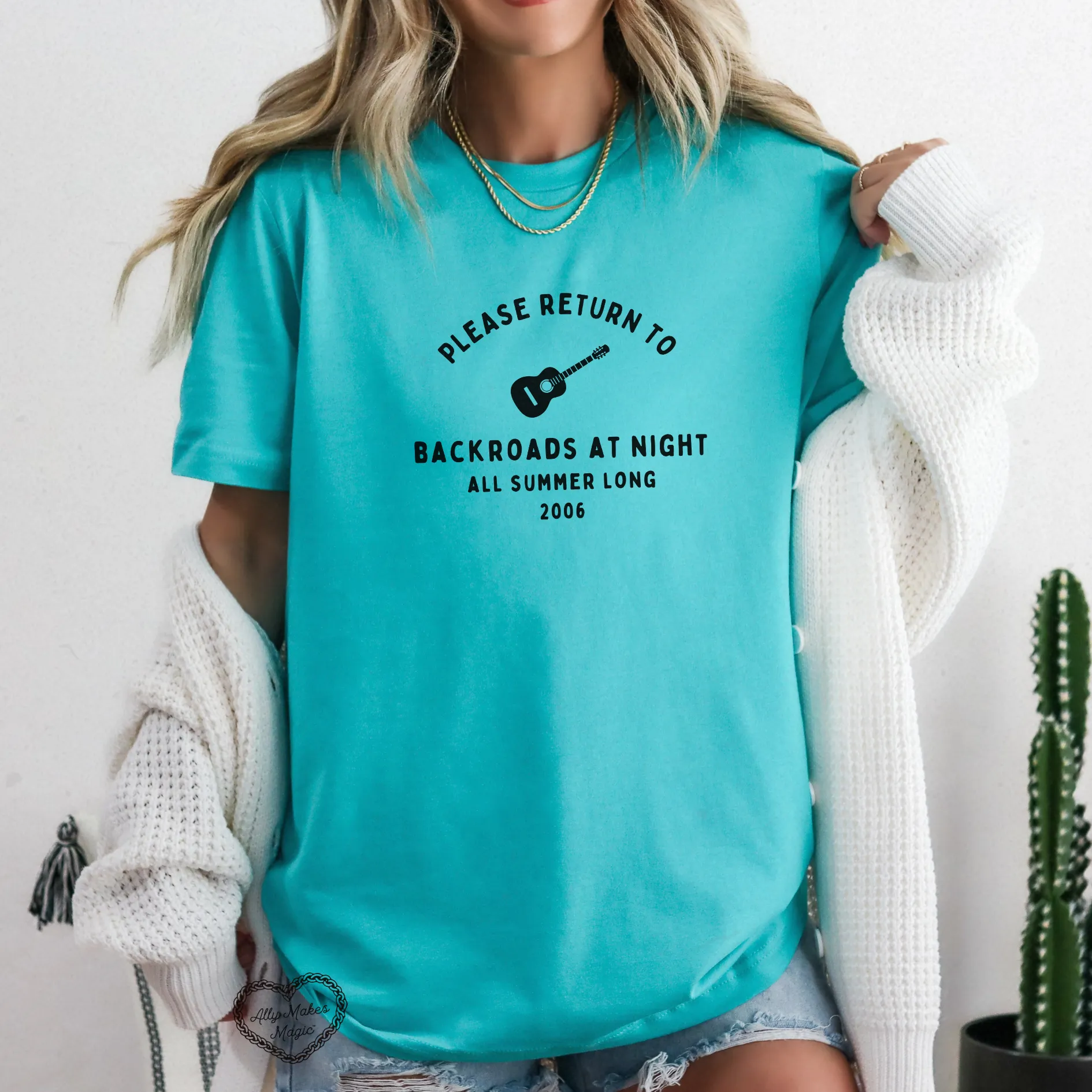 return to taylor: debut tee sold by Ally Makes Magic