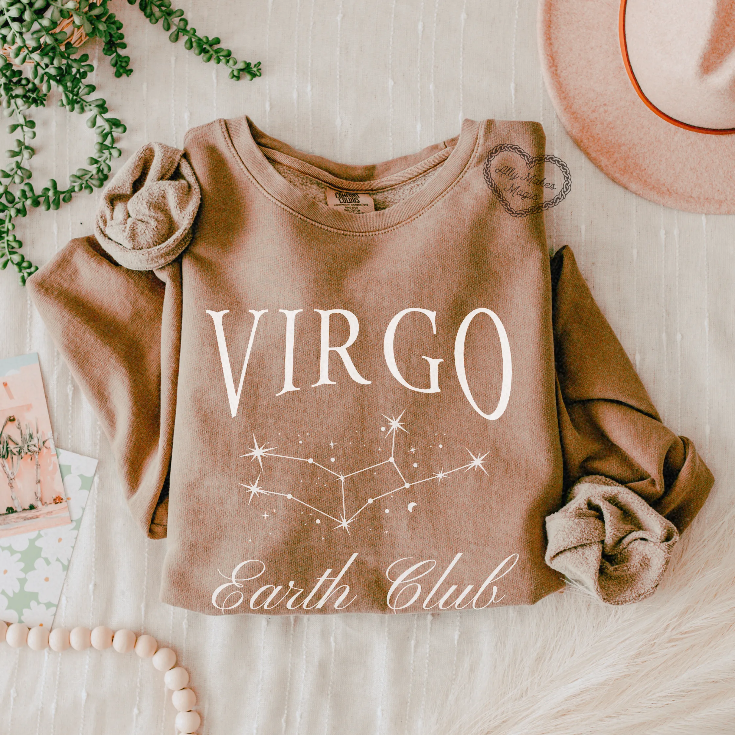 virgo zodiac crew sold by Ally Makes Magic product image thumbnail 2