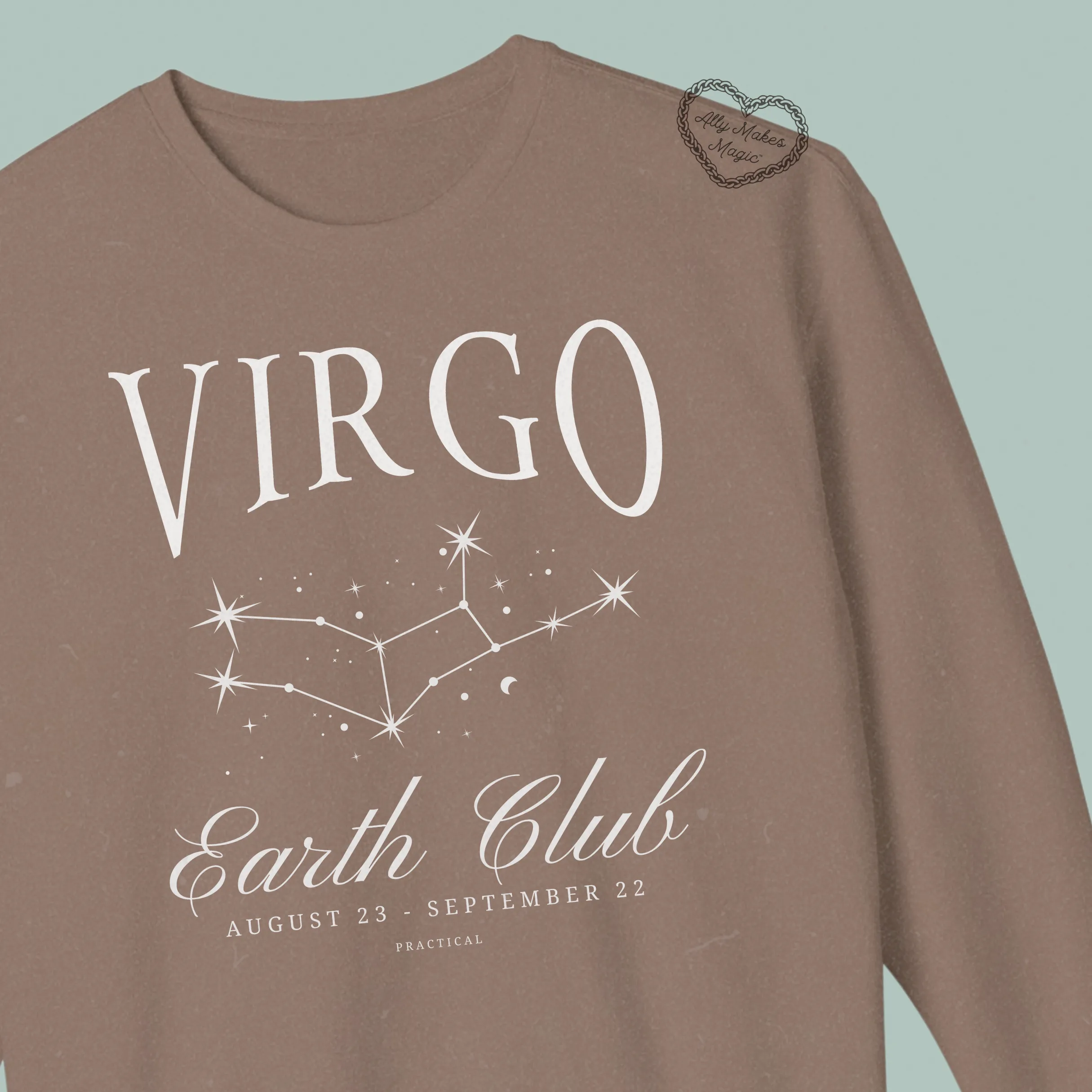 virgo zodiac crew sold by Ally Makes Magic product image thumbnail 3