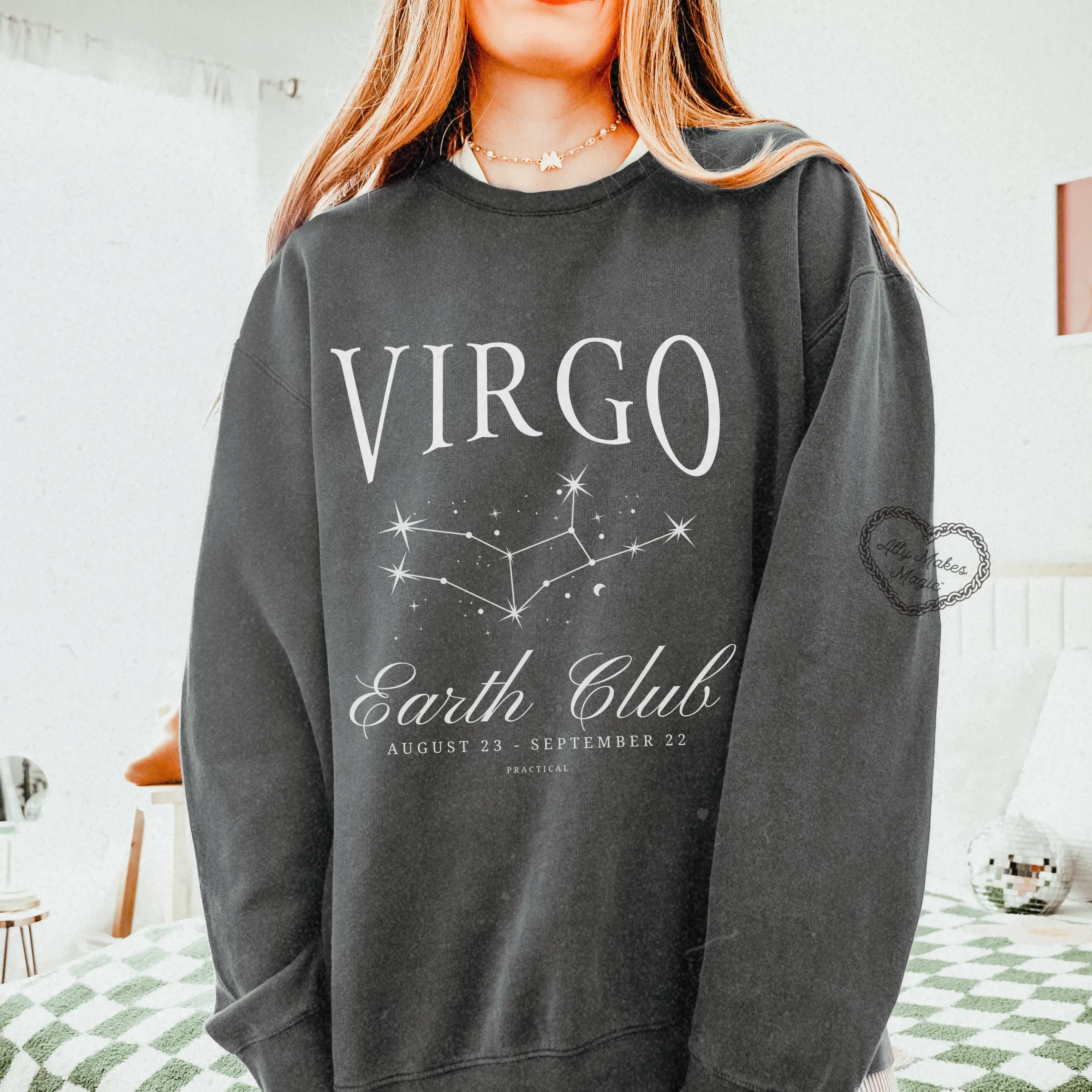virgo zodiac crew sold by Ally Makes Magic product image thumbnail 4