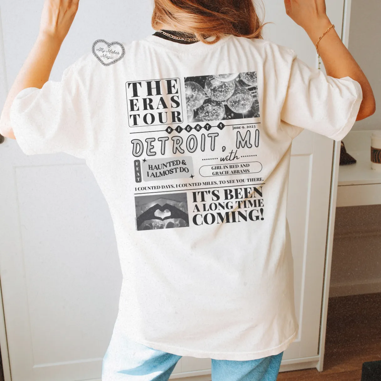 detroit night 1 t-shirt | comfort colors sold by Ally Makes Magic