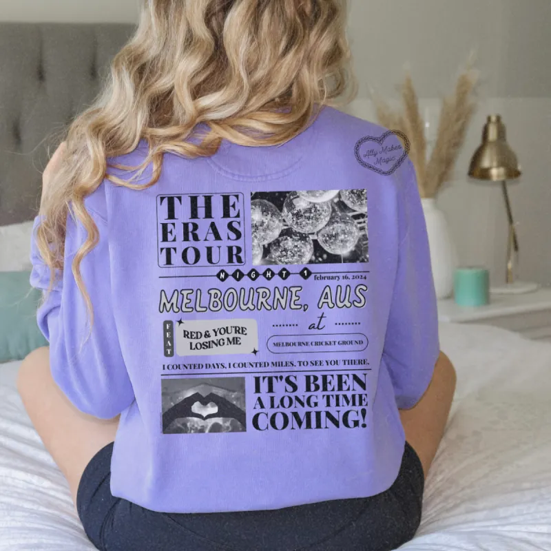 melbourne night 1 pullover | comfort colors sold by Ally Makes Magic