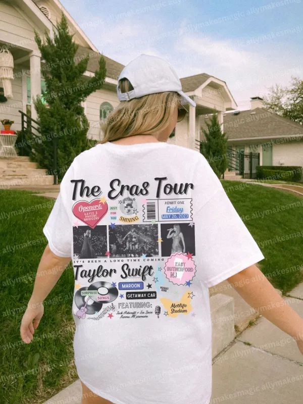 East Rutherford Night 1 Retro Tee sold by Ally Makes Magic