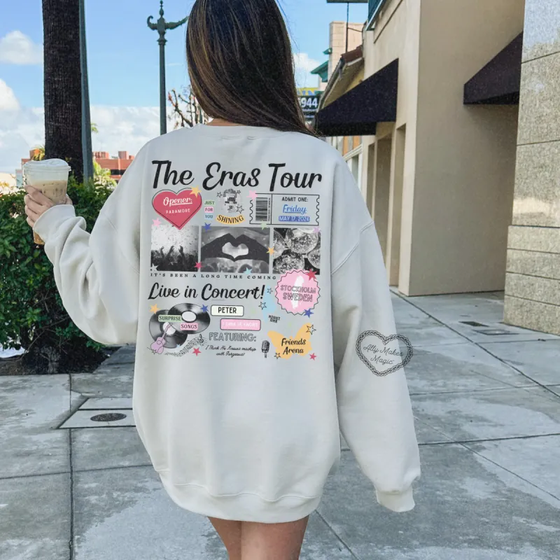 stockholm night 1 retro sweater | gildan sold by Ally Makes Magic