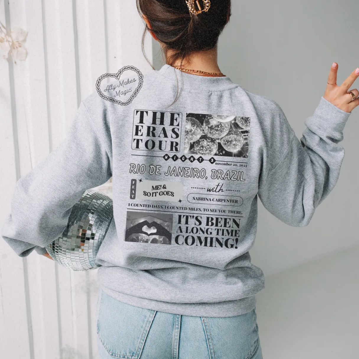 rio de janeiro night 3 sweater | gildan sold by Ally Makes Magic