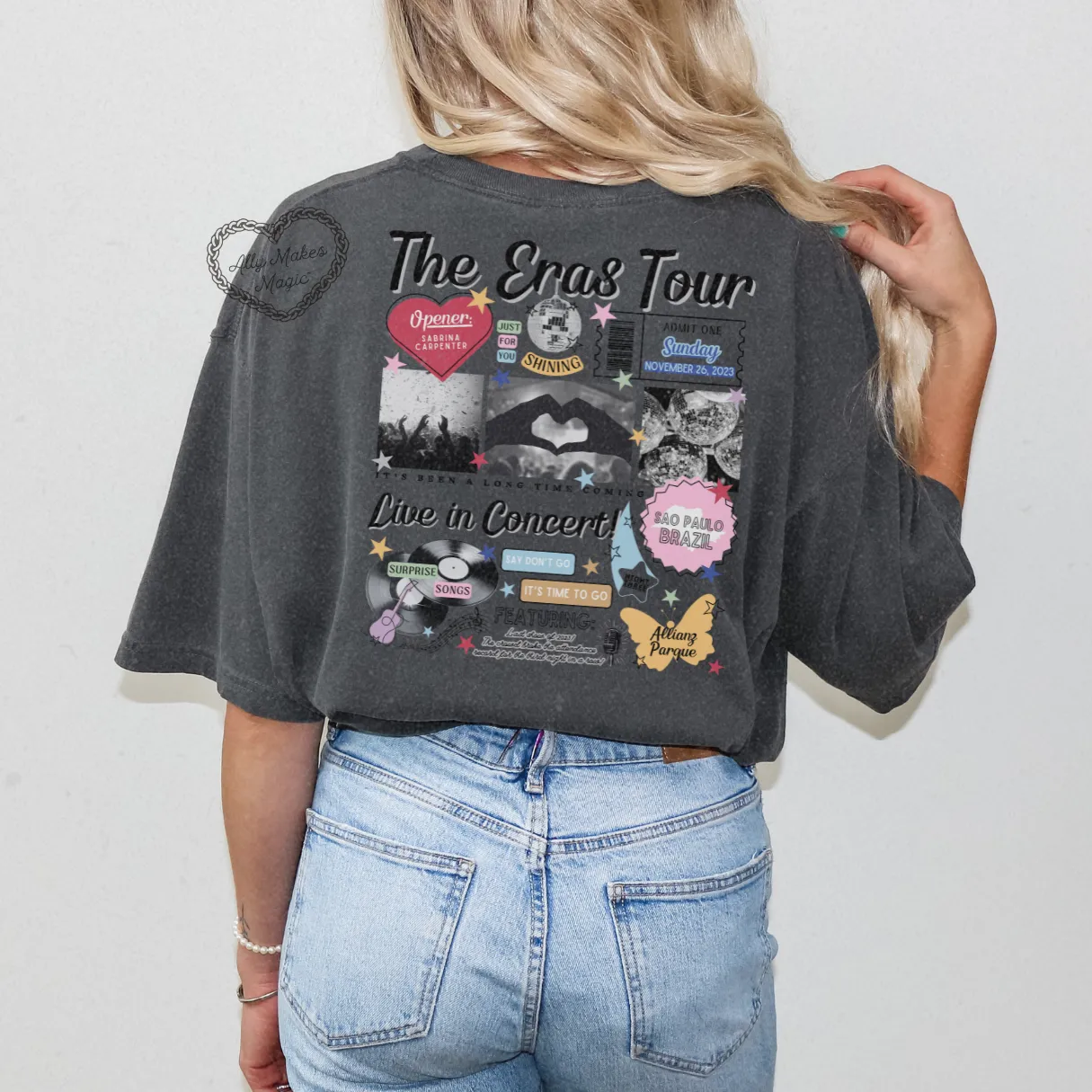 são paulo night 3 retro t-shirt | comfort colors sold by Ally Makes Magic