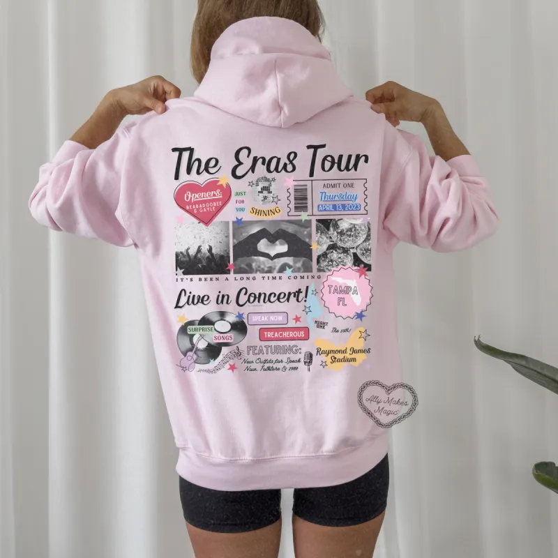 tampa night 1 retro hoodie sold by Ally Makes Magic