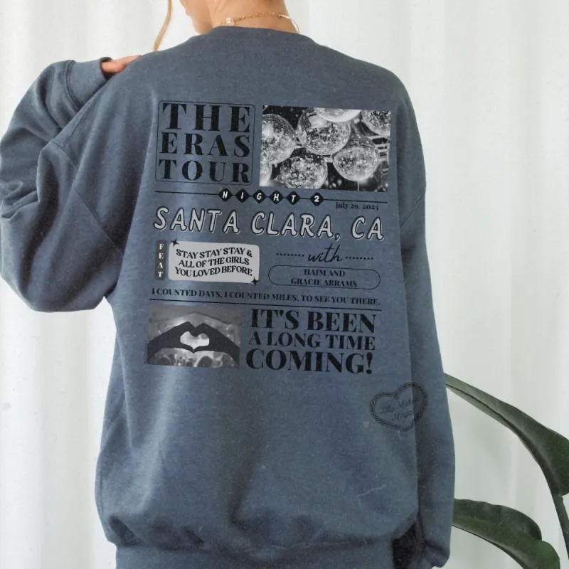 santa clara night 2 sweater | gildan sold by Ally Makes Magic