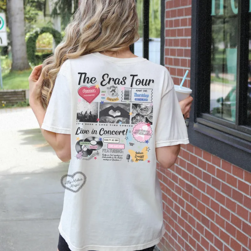 amsterdam night 1 retro tee | comfort colors sold by Ally Makes Magic