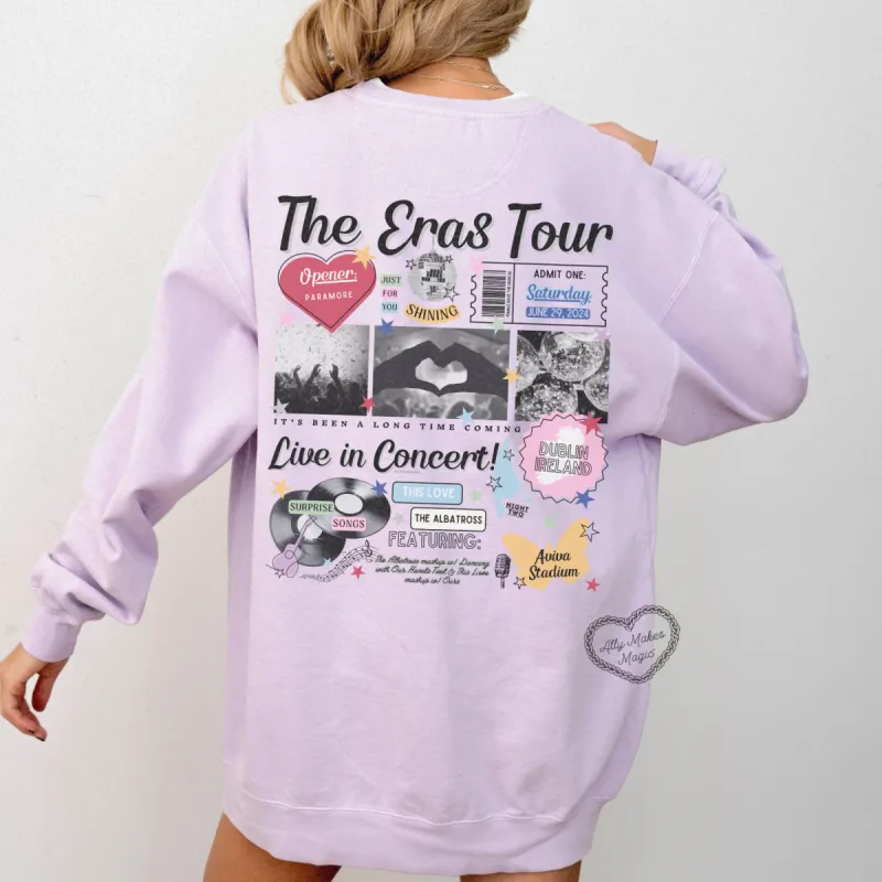 dublin night 2 retro pullover | comfort colors sold by Ally Makes Magic