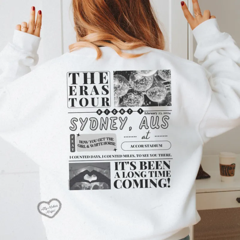 sydney night 1 sweater | gildan sold by Ally Makes Magic