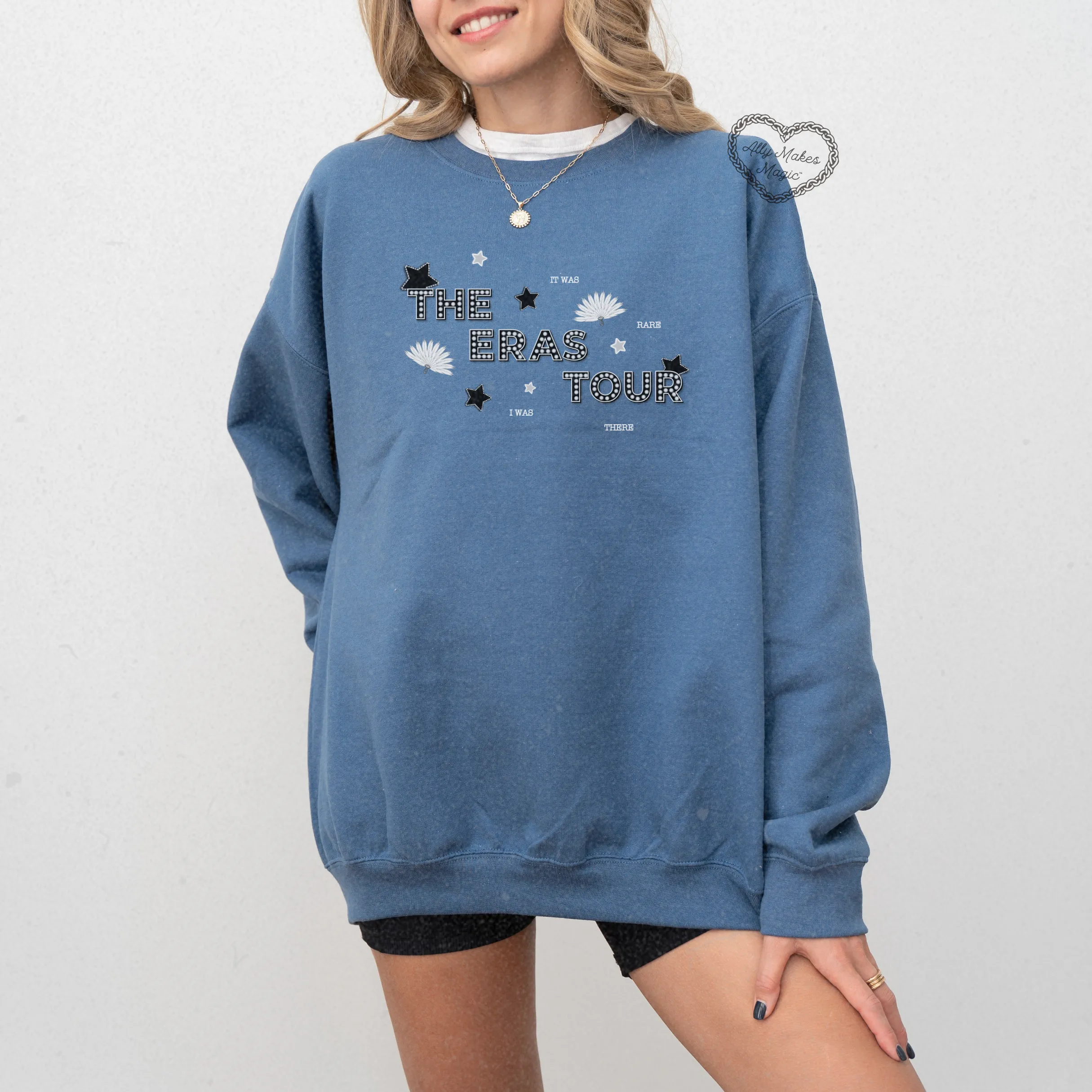 paris night 1 sweater (tortured) | gildan sold by Ally Makes Magic product image thumbnail 2