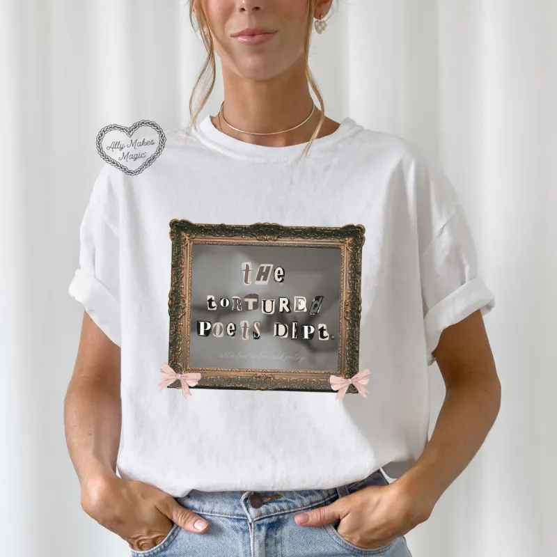 poets dept. tee sold by Ally Makes Magic