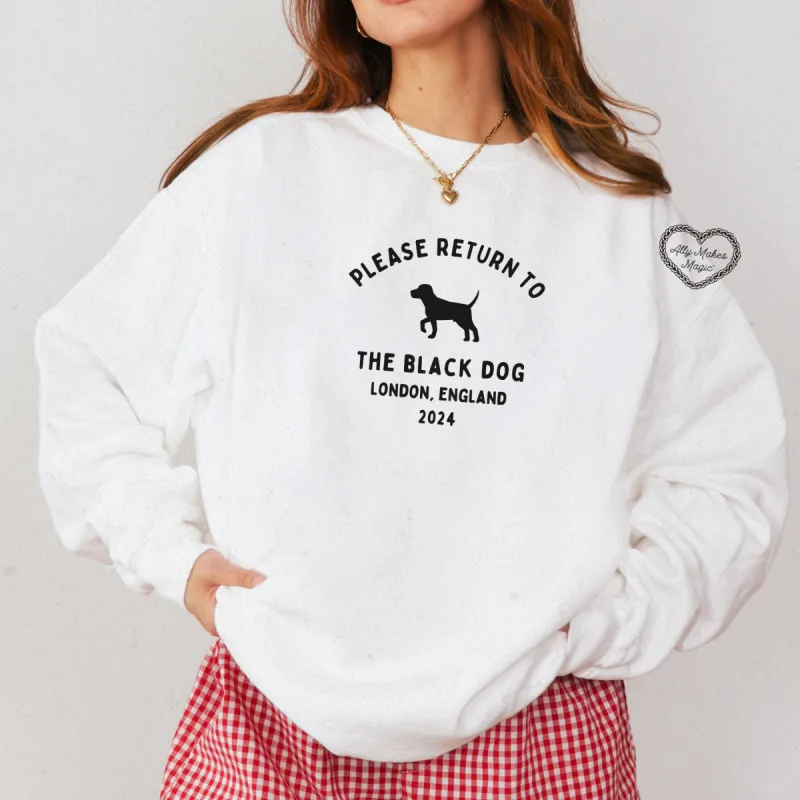 return to taylor: the tortured poets department crewneck sold by Ally Makes Magic