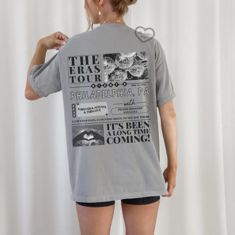 philadelphia night 2 t-shirt | comfort colors sold by Ally Makes Magic