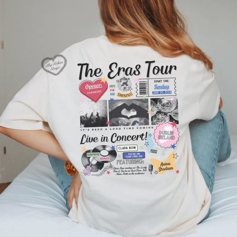 dublin night 3 retro tee | comfort colors sold by Ally Makes Magic