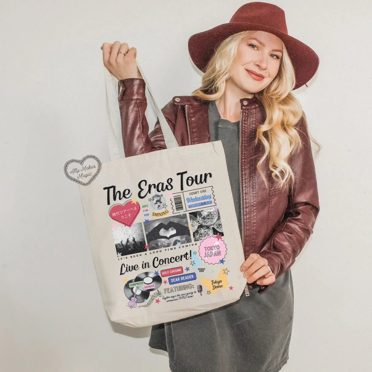 tokyo night 1 retro tote bag sold by Ally Makes Magic