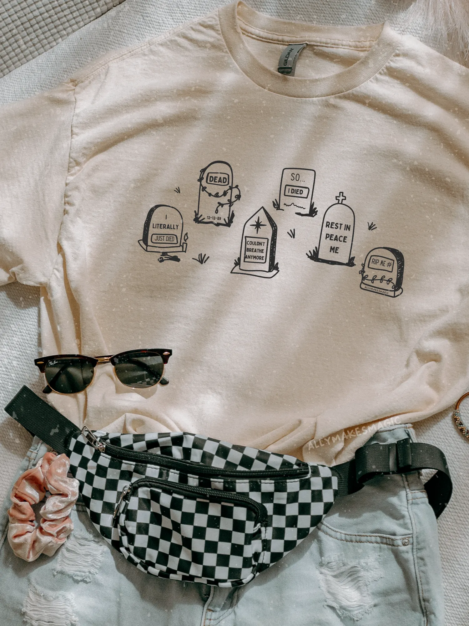 died....dead tee *the swiftmetery* sold by Ally Makes Magic product image thumbnail 5